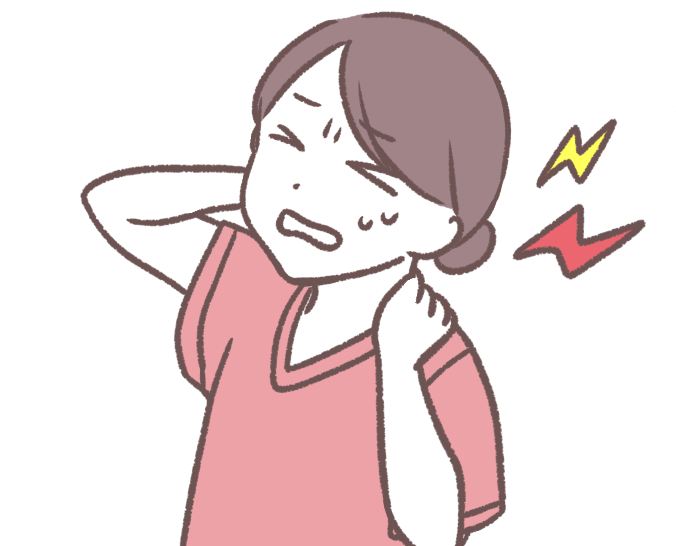 首が痛くて回りにくかった原因とは！