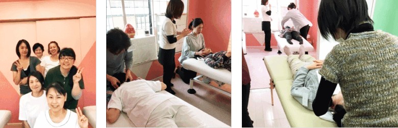 定期的に開催され、参加可能なセミナーには参加して技術の確認をしている様子の女性スタッフ