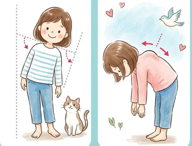 子どもの背中が傾いて見える…そういえばモアレ検査で言われたような